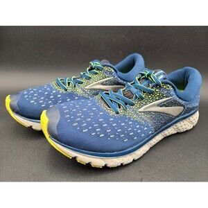 Brooks Shoes Mens 11.5D Glycerin 16 Blue Running Athletic Training